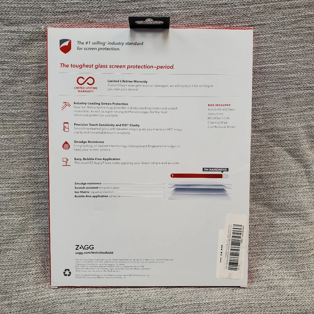 Zagg New Invisible Shield Glass + Screen Protector